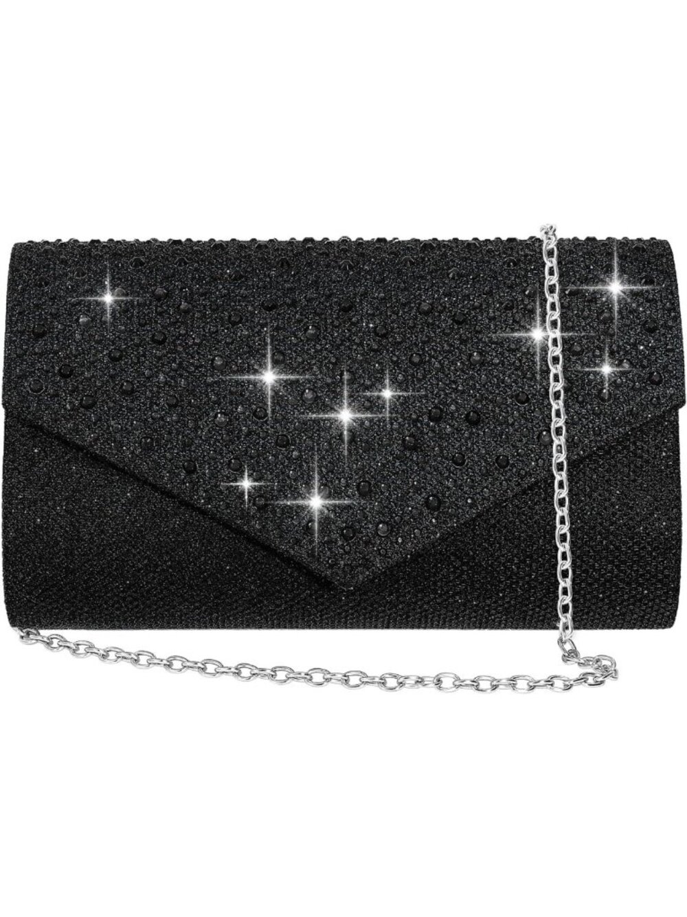 Glitter Clutch Purse for Women | Rhinestone Evening Handbag | Stylish Party Bag